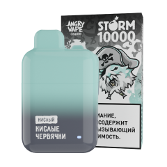 ANGRY Storm 10 000 со вкусом «кислые червячки»