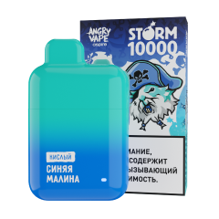 ANGRY Storm 10 000 со вкусом «синяя малина»