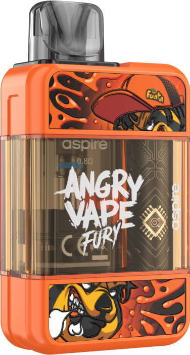 Aspire Angry Vape Fury pod. Набор brusko Angry Vape Fury 650 Mah. Pod brusko Angry Vape Fury, 650mah. Набор pod brusko Angry Vape Fury.